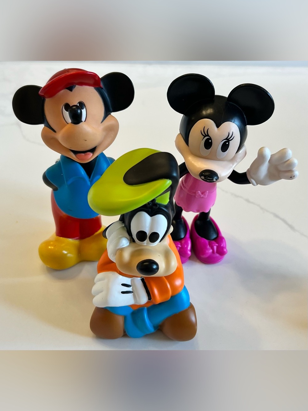 Disney Figures Mickey, Minnie and Goofy